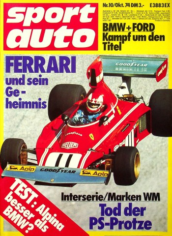 Deckblatt Sport Auto (10/1974)